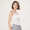 都市丽人宽肩背心女罗纹棉背心无尺码有固定杯棉质宽肩背心无钢圈无排扣LV44A2 商品缩略图2