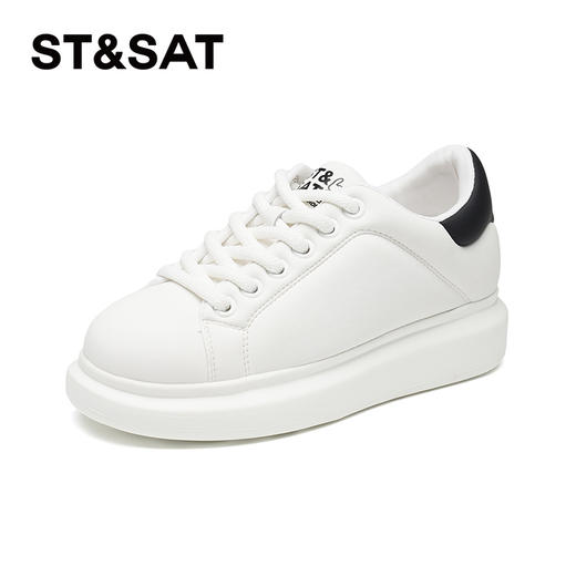星期六经典百搭休闲小白鞋SSC1112349 商品图4