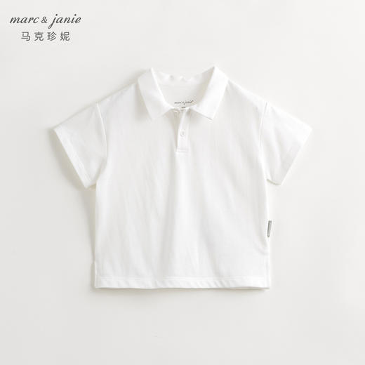 【凉感快干】马克珍妮男童休闲运动短袖polo衫儿童上衣夏装240386 商品图2