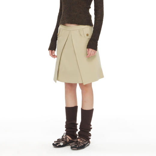 NUTH立体解构设计感休闲通勤a字半身裙女 商品图1