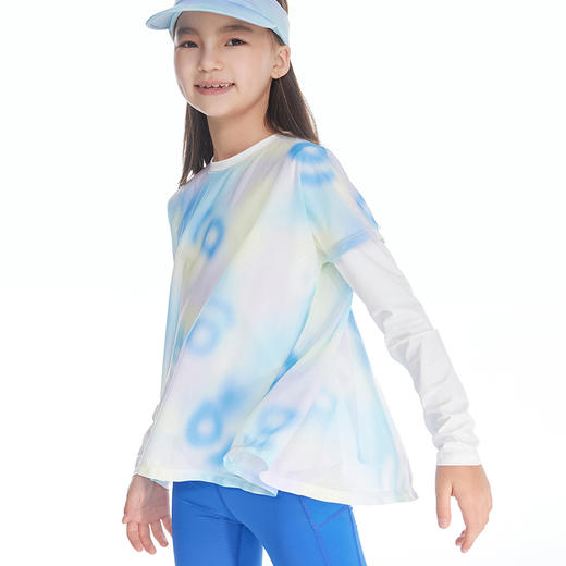onmygame【水母衣】女童t恤长袖防晒凉感儿童运动上衣 商品图3