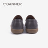 千百度男鞋真皮男士豆豆鞋夏季透气一脚蹬舒适休闲乐福鞋A24126186 商品缩略图3