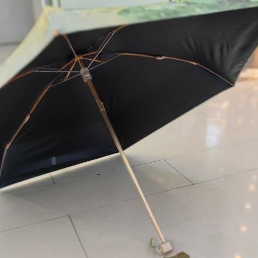 优品堂【如花如歌6】加大、超轻、金骨、黑胶、五折手机大小太阳伞 商品图4