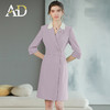 AD紫色西装连衣裙女时尚通勤正装气质御姐范高级感职业装套装裙 商品缩略图0
