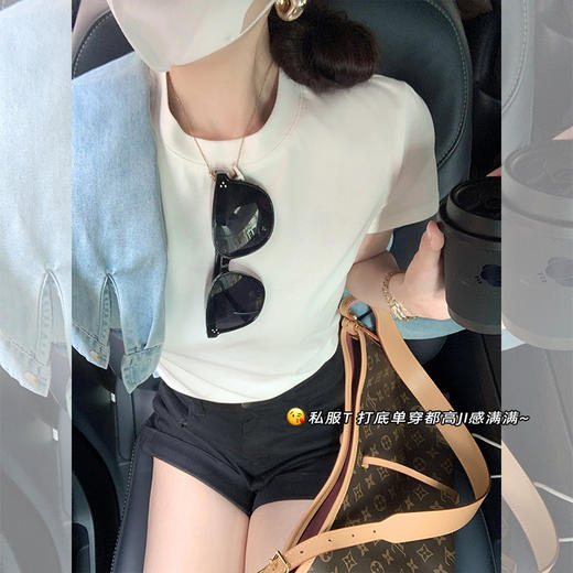 <曾小咸推荐>现货秒杀！卖完不补 ！微信打折价！【经典不过时】4色正肩短袖 日常115/件 立减75.01 秒杀39.99/件！！ 商品图4