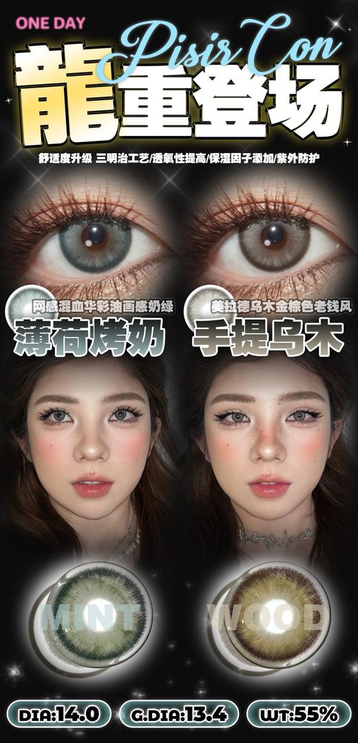 PisirCon 薄荷烤奶/手提乌木 10片/盒（日抛型） 商品图0