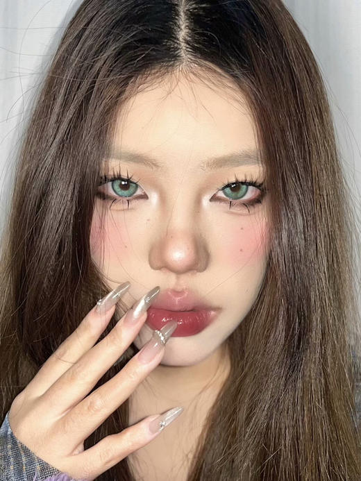 【大直径】PFGIRLCON-绿玛瑙-14.5mm【半年抛 0-800度 含有525/575】着色13.9mm 商品图12