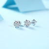 【玖钻】经典莫桑钻-雪花耳钉1克拉  FX-A-1966-240220 商品缩略图3