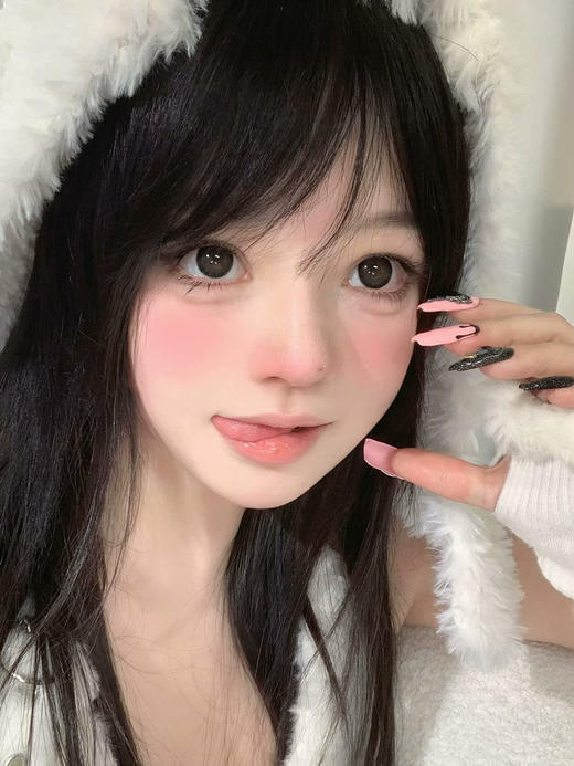 【大直径】PFGIRLCON-黑糖布丁-14.5mm【半年抛 0-800度 含有525/575】着色14.2mm 商品图6