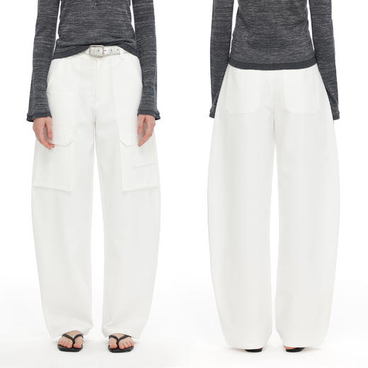 NUTH多口袋宽松廓形感显瘦茧形工装裤 商品图1