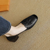 【预售5天】新款百搭，头层羊皮拼色粗跟单鞋YCJX&2822 商品缩略图9