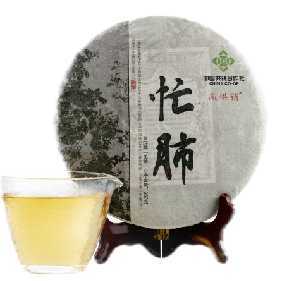 2018忙肺古树普洱茶生茶饼 357g/饼 商品图0