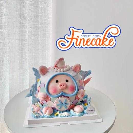 黑巢-双鱼座loopy生日蛋糕 商品图0