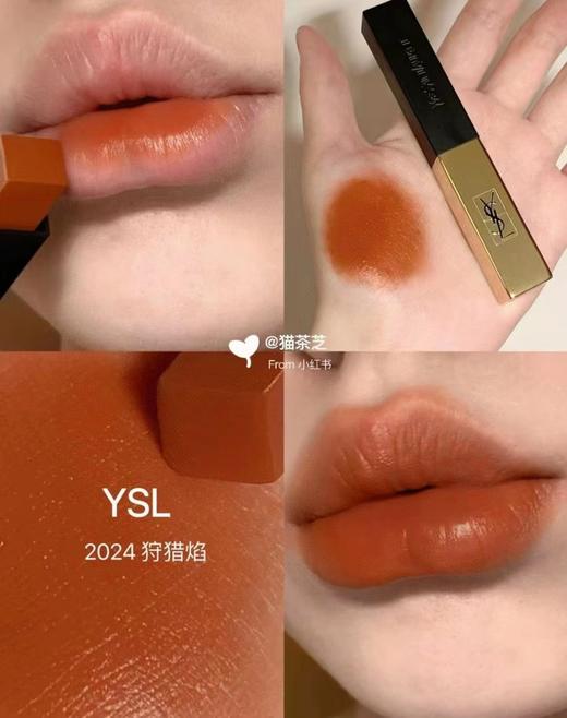 狩猎焰，新年第一妆！ YSL圣罗兰小金条狩猎焰南瓜橘口红 商品图2