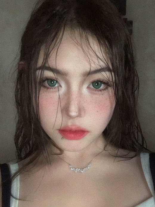 【大直径】PFGIRLCON-绿玛瑙-14.5mm【半年抛 0-800度 含有525/575】着色13.9mm 商品图2