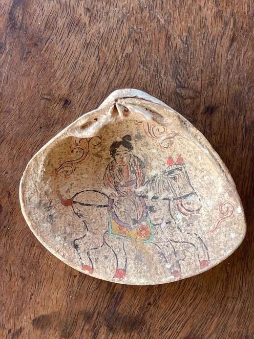 贝壳彩绘仕女图盖盒，顺丰包邮 商品图11