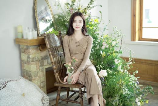 逸红颜明月优选#『星萧』好温柔的裙子!知性针织提花连衣裙，清雅飘逸!超弹!超显瘦!！ 商品图7