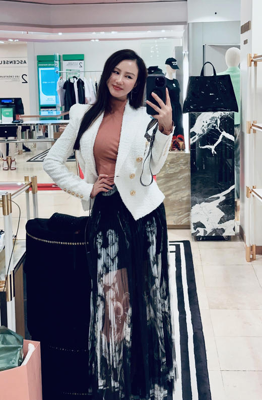 “漫步华尔兹”单半裙 后拉链S1件 M29件 L19件 XL2件（不退不换） 商品图6