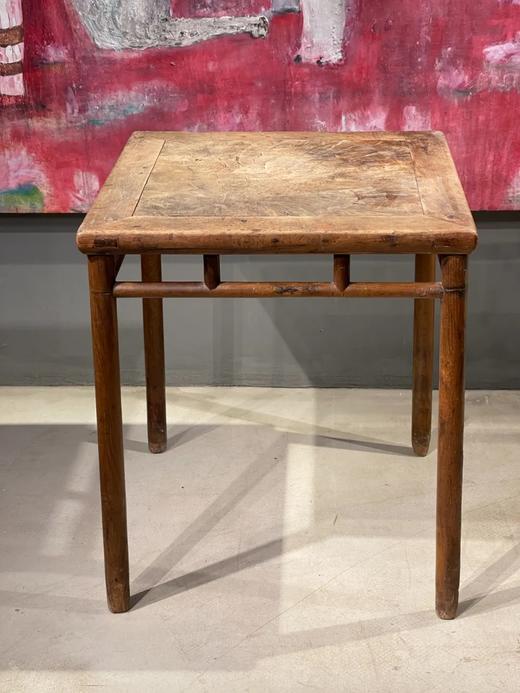 瘿木桌板榆木正方桌，顺丰包邮 商品图1