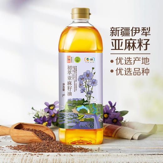 悠采  亚麻籽油1L 商品图0