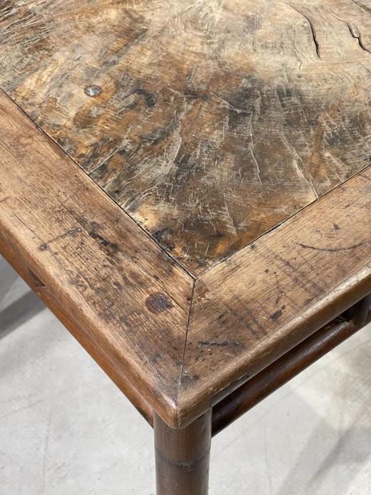 瘿木桌板榆木正方桌，顺丰包邮 商品图14