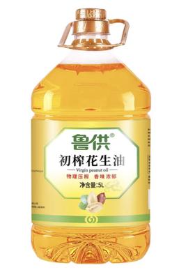 鲁供初榨花生油 5L