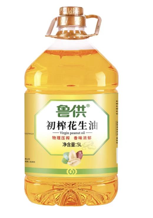 鲁供初榨花生油 5L 商品图0