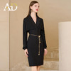 AD高端精致连衣裙女春季2024新款高级感连身长袖西装裙显瘦职业装 商品缩略图3
