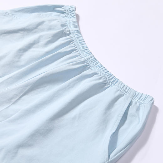 都市丽人生活家居春夏睡衣女凉感无尘棉家居服薄款短袖短裤女士套装LH42A9 商品图7