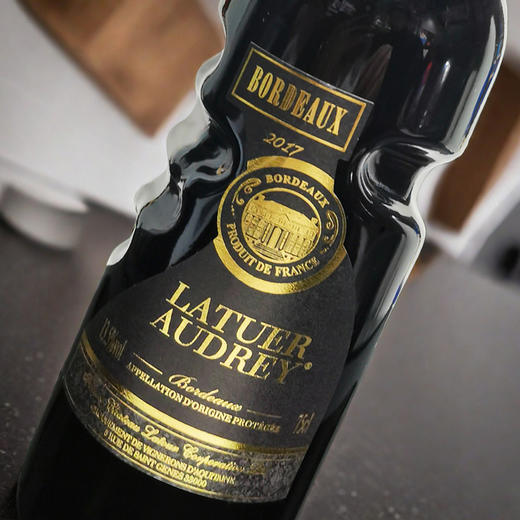 法国进口拉图奥黛丽波尔多金牌干红葡萄酒750ml 商品图4