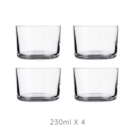 ALESSI/玻璃杯4件套泡茶牛奶咖啡水杯男女家用送礼欧式 商品图2