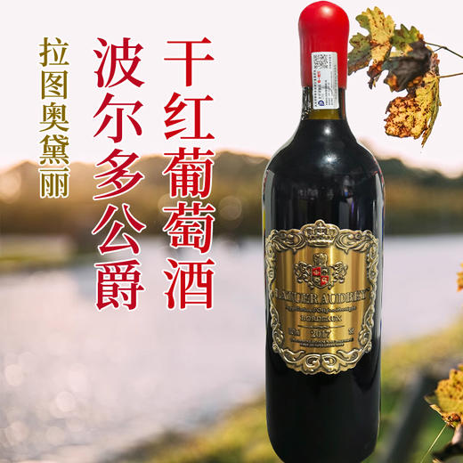 法国进口拉图奥黛丽波尔多公爵干红葡萄酒750ml 商品图0