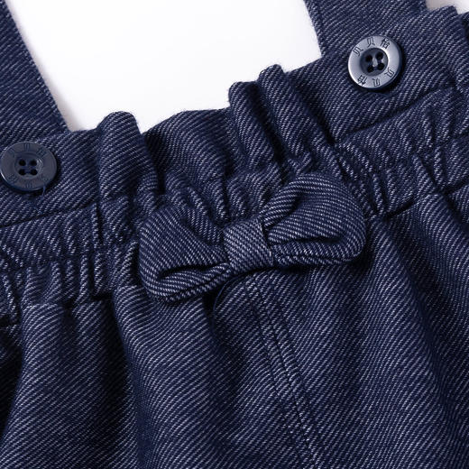 贝贝怡女童日系甜美短袖吊带短裤分体套装212T2266
 商品图7