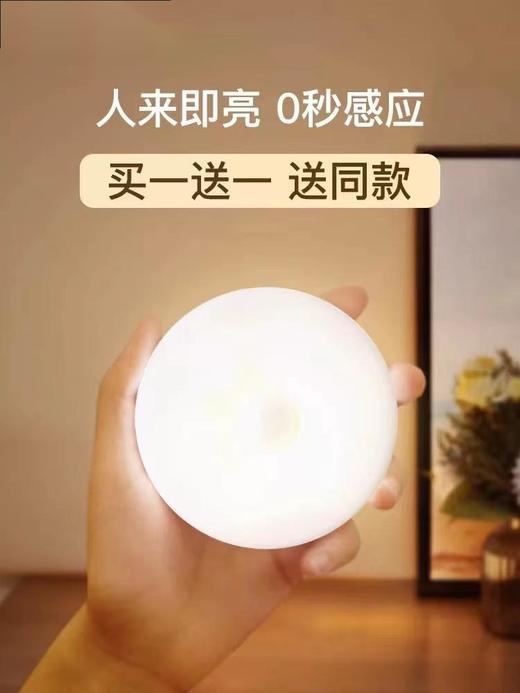 智能人体感应小夜灯（2只）买一只送一只 商品图0