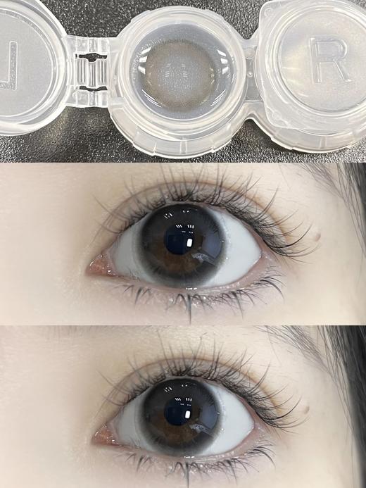 Sakikooo日抛美瞳 奶冻泡泡黑 14.2mm 商品图0