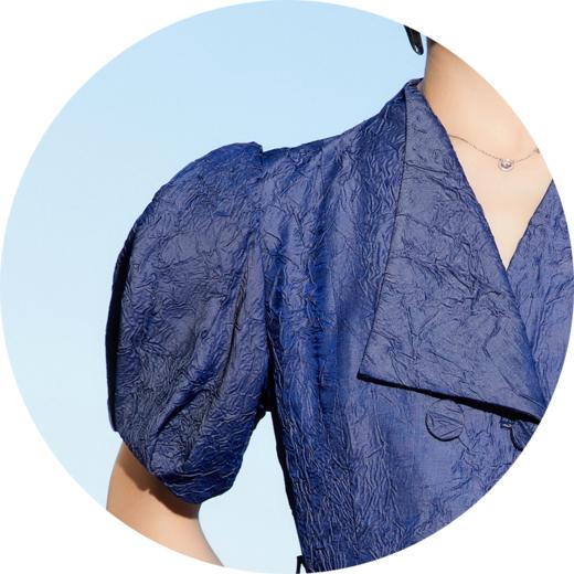 -监德色有袖连衣裙 HJ1S46 商品图5