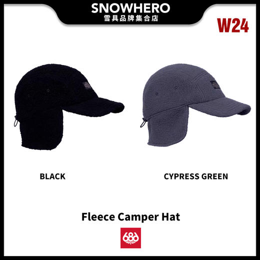 2324 686 男款抓绒露营帽 FLEECE CAMPER HAT 商品图0