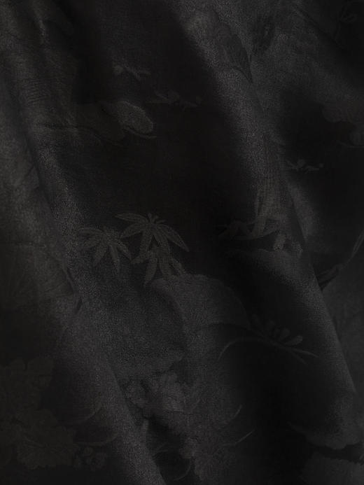 微瑕秒杀|  盛唐牡丹 |市隐系列一字肩宽松上衣[特价品]](特殊商品不退不换) 商品图5