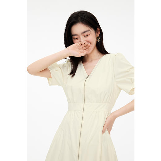 【特惠不退货】诗凡黎秋时尚拉链设计感连衣裙3E7192721 商品图1