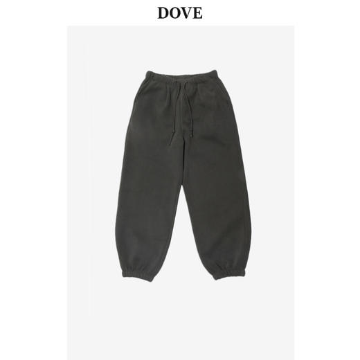 【懒人束脚裤】老板娘定制秋冬绒感简约百搭松紧束脚裤 商品图0