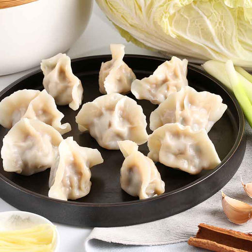 手工白菜猪肉水饺（袋装）500克 商品图2