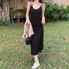夏2025新款【设计感双肩吊带连衣裙女 宽松显瘦】内搭过膝背心长裙 商品缩略图5