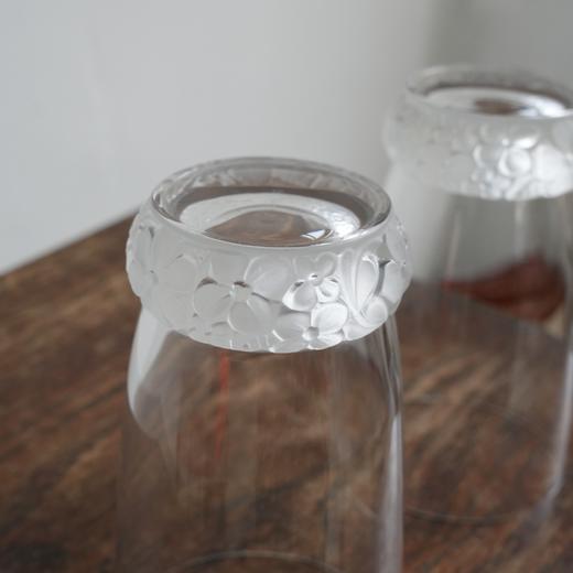 法国浮雕花卉玻璃杯 设计特别 商品图2