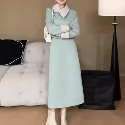 裁缝学苑AQ239一整套小洋装小香风毛呢外套半身裙套装纸样女装服装打板 商品图2