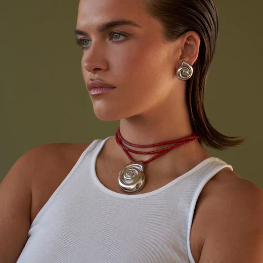 北京仓｜Lili Claspe-Red Raya Wrap-红色 Chocker 项链［美国设计师］ 商品图3