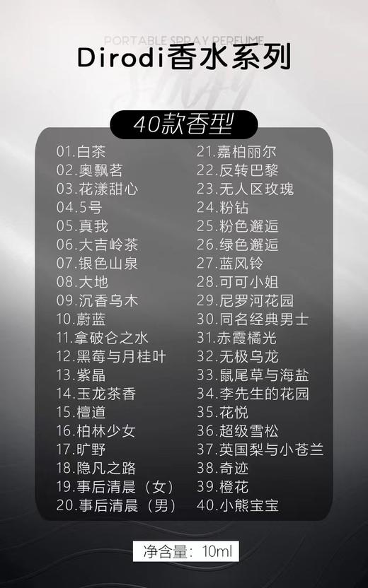 『40种香调任选』Dirodi迪奥迪品牌香水分装10ml（原𝐔𝟗）香水 商品图8
