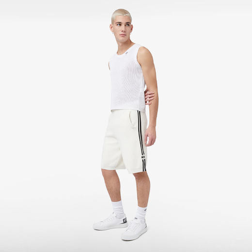 GCDS 男士学院风针织短裤 米色 A1CM3100KC215 商品图1