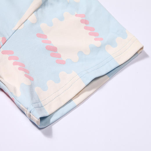 都市丽人生活家居春夏睡衣女凉感无尘棉家居服薄款短袖短裤女士套装LH42A9 商品图6