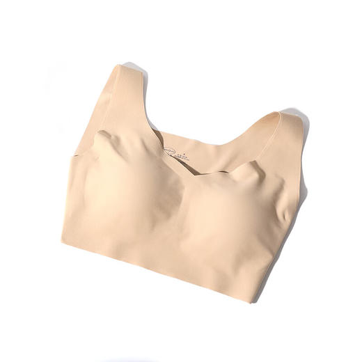 【3F】安莉芳薄款无痕运动背心围文胸女光面无钢圈内衣EB00091 商品图3