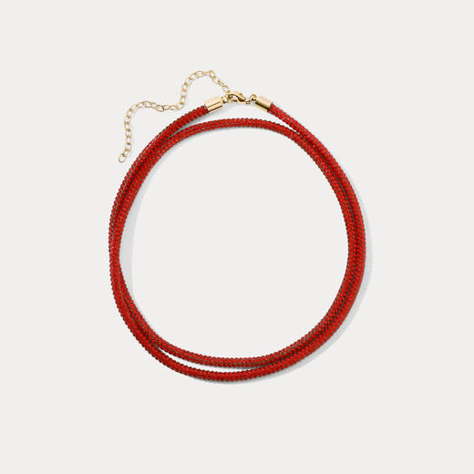北京仓｜Lili Claspe-Red Raya Wrap-红色 Chocker 项链［美国设计师］ 商品图1